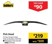 Builders Fibreglass Pick Handle