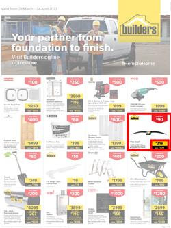 Builders Western Cape : Your Partner From Foundation To Finish (28 March - 24 April 2023), page 1