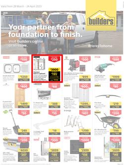 Builders Western Cape : Your Partner From Foundation To Finish (28 March - 24 April 2023), page 1