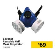 Bayonet Reusable Half Mask Respirator