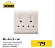 Builders Double Socket