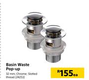 Basin Waste Pop Up