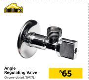 Builders Angle Regulating Valve