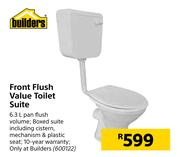 Builders Front Flush Value Toilet Suite