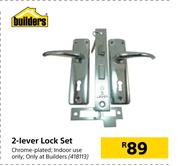 Builders 2 Lever Lock Set