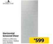 Swartland Horizontal Grooved Door