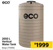 Eco 2050L Vertical Water Tank Beige
