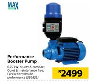 Max Performance Booster Pump