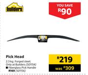 Builders Pick Head 2.3kg