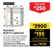 Home & Kitchen Standard Built In Cupboard-2.1m (h) x 1.82m (w) 
