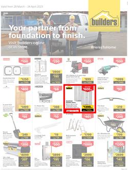 Builders KwaZulu-Natal : Your Partner From Foundation To Finish (28 March - 24 April 2023), page 1