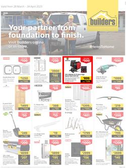 Builders KwaZulu-Natal : Your Partner From Foundation To Finish (28 March - 24 April 2023), page 1