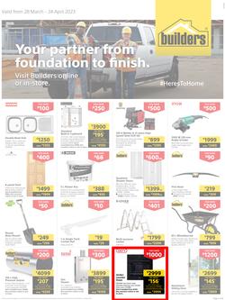 Builders KwaZulu-Natal : Your Partner From Foundation To Finish (28 March - 24 April 2023), page 1