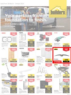 Builders KwaZulu-Natal : Your Partner From Foundation To Finish (28 March - 24 April 2023), page 1