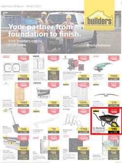Builders KwaZulu-Natal : Your Partner From Foundation To Finish (28 March - 24 April 2023), page 1