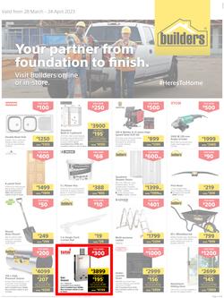 Builders KwaZulu-Natal : Your Partner From Foundation To Finish (28 March - 24 April 2023), page 1