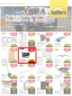 Builders KwaZulu-Natal : Your Partner From Foundation To Finish (28 March - 24 April 2023), page 1