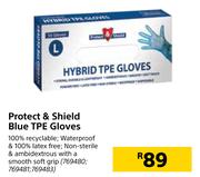 Protect & Shield Blue TPE Gloves