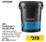 Citycoat Contractor's Acrylic PVA-20L