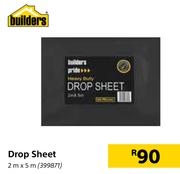 Builders Drop Sheet-2m x 5m