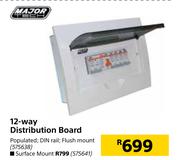 Majortech 12 Way Distribution Board