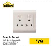 Builders Double Socket