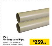 PVC Underground Pipe ULE420-Each 