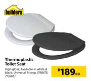 Builders Thermoplastic Toilet Seat-Each