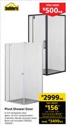 Builders Pivot Shower Door-Each