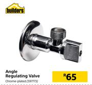 Builders Angle Regulating Valve (Chrome Plated)