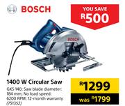 Bosch 1400W Circular Saw GKS 140
