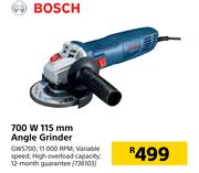 Bosch 700W 115mm Angle Grinder GWS700