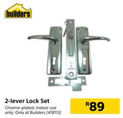 Builders 2-Lever Lock Set 