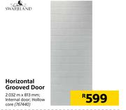 Swartland Horizontal Grooved Door 