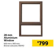 28mm Aluminium Window 600mm x 900mm