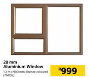 28mm Aluminium Window 1.2m x 900mm