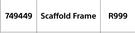 Castor & Ladder Steel Self Lock Scaffolding (Scaffold Frame) 749449