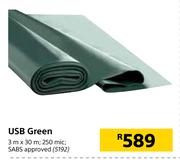 USB Green 3m x 30m