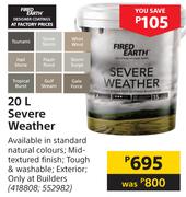 Fired Earth Severe Weather-20L