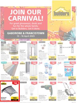Builders Botswana : Join Our Carnival (13 April - 16 April 2023), page 1