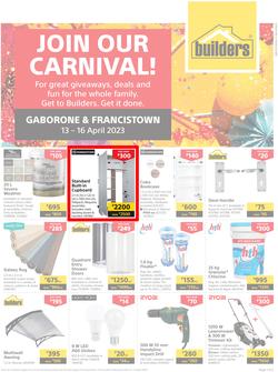 Builders Botswana : Join Our Carnival (13 April - 16 April 2023), page 1