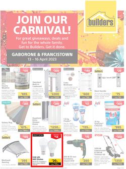 Builders Botswana : Join Our Carnival (13 April - 16 April 2023), page 1
