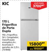KIC 170Ltr Frigorifico de Porta Dupla