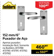 Builders 152mm/6" Puxador de Aço