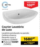 Betta Courier Lavatório de Luxo Pedestal