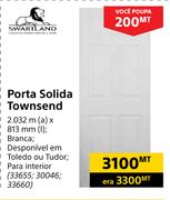 Swartland Porta Solida Townsend-2032m (a) x 813mm (l)