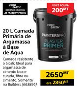 Fired Earth Camada Primaria de Argamassa a Base de Agua-20L