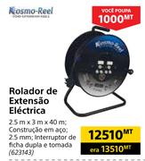 Kosmo Reel Rolador de Extensão Eléctrica