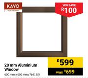 Kayo 28mm Aluminium Window