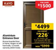 Kayo Aluminium Entrance Door